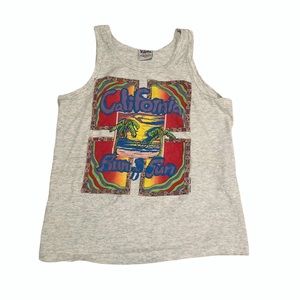 Authentic vintage 80s/90s California tourist tank
